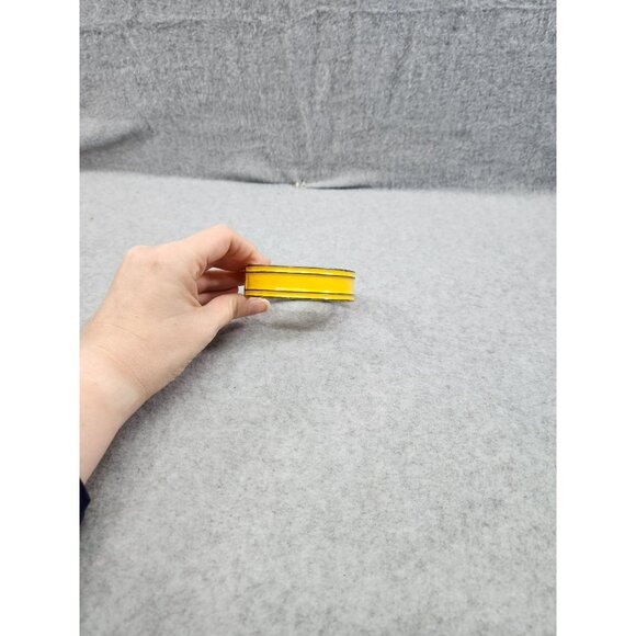 Yellow & Silver plate Hinged Bangle Bracelet - Picture 5 of 10